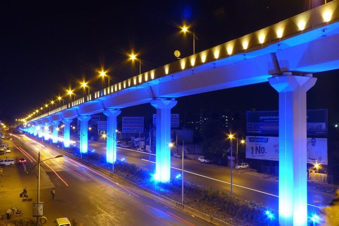 JRD TATA Flyover Beautification